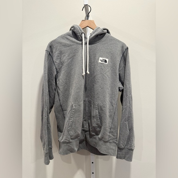 The North Face Heritage Patch Pullover Men's Hoodie Grey Size M - Picture 1 of 6